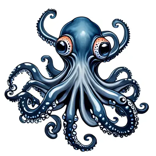 Blue Ringed Octopus tattoo design idea