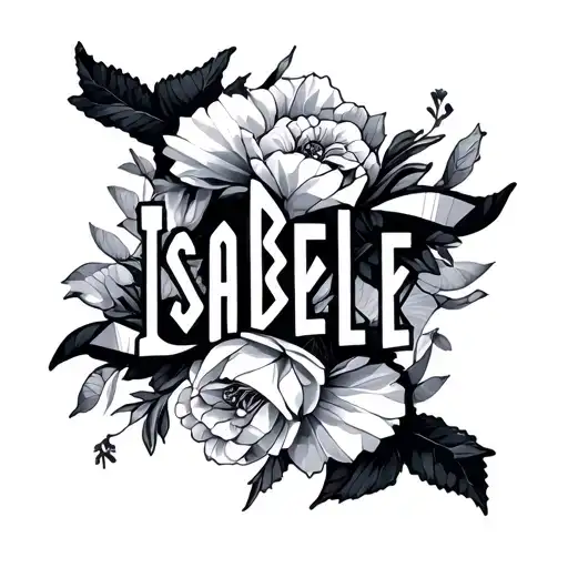 "ISABELLE" GEOMETRIC tattoo design idea