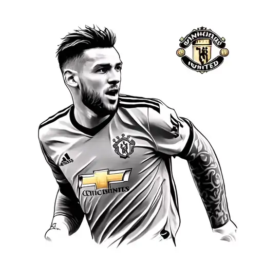 Man Utd tattoo design idea