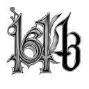 Numbers tattoo design idea