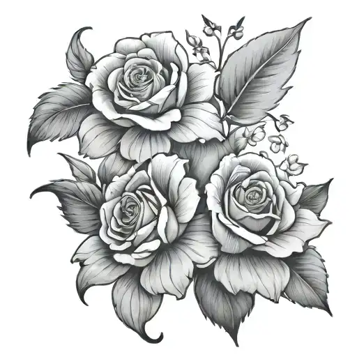memorial tattoo for grandparents names both tattoo design idea