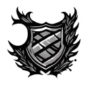 African Shield tattoo design idea