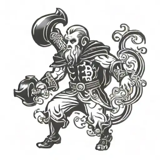fighting Irish man tattoo design idea