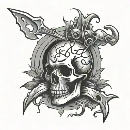 nothing Can stop me not even surgery logo tattoo design idea