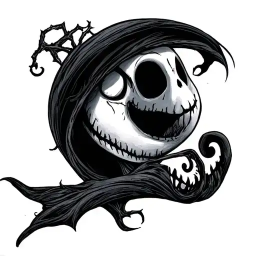 nightmare before christmas tshirt tattoo design idea