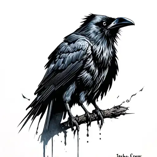 The Crow Movie tattoo design idea