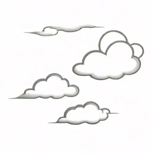 Filler Clouds and Smoke tattoo design idea