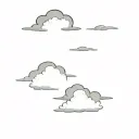 Filler Clouds and Smoke tattoo design idea