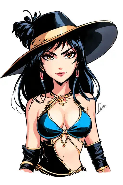 Nico Robin from One Piece tattoo design idea