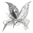 Cuckold tattoo design idea