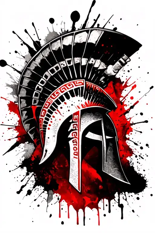 Greek spartan tattoo with the names Daniel and Nicole  tattoo design idea