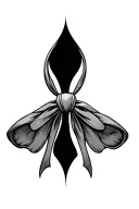 bow, gemini zodiac sign tattoo design idea