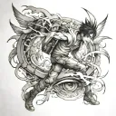 keep moving forward - Eren Yeager tattoo from attack tattoo design idea