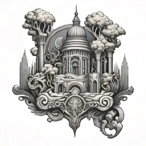 Babylon tattoo design idea
