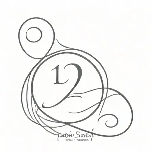 the date “12-03-2006” in roman numeral and underneath write in script “2:24 AM” tattoo design idea