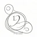 the date “12-03-2006” in roman numeral and underneath write in script “2:24 AM” tattoo design idea