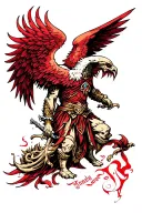 Warhammer blood angel tattoo design idea