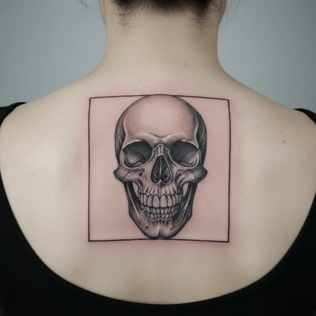 omerta skull  tattoo design idea