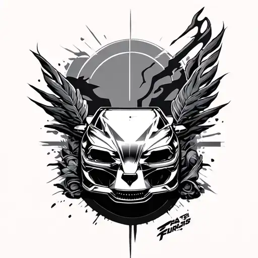 Fast And Furious tattoo design idea