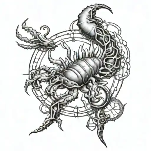 cancer horoscope spine tattoo tattoo design idea