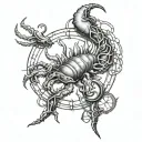 cancer horoscope spine tattoo tattoo design idea