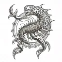 cancer horoscope spine tattoo tattoo design idea