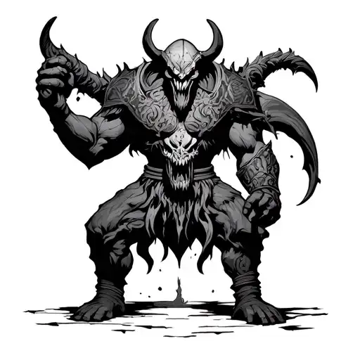 Khorne tattoo design idea