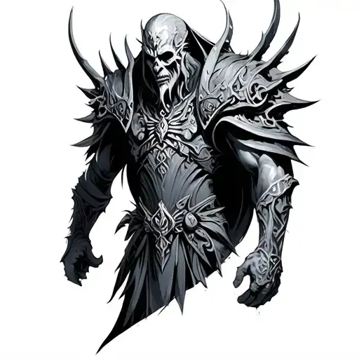 Lich King tattoo design idea