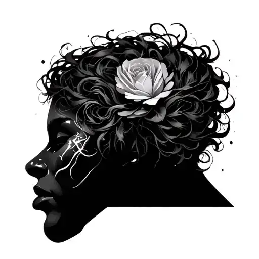 Migraine tattoo design idea