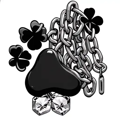 w formir bransoletki: chains, straps, strings, Wiktoria, Oskar, M, dog paw, four -leaf clover, diamond, bead tattoo design idea