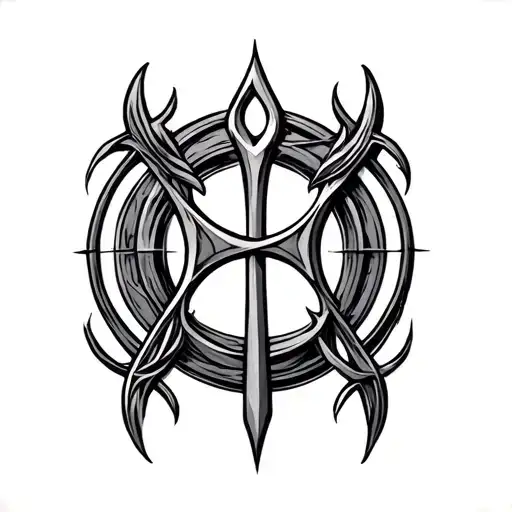 Bind Rune tattoo design idea
