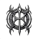 Bind Rune tattoo design idea