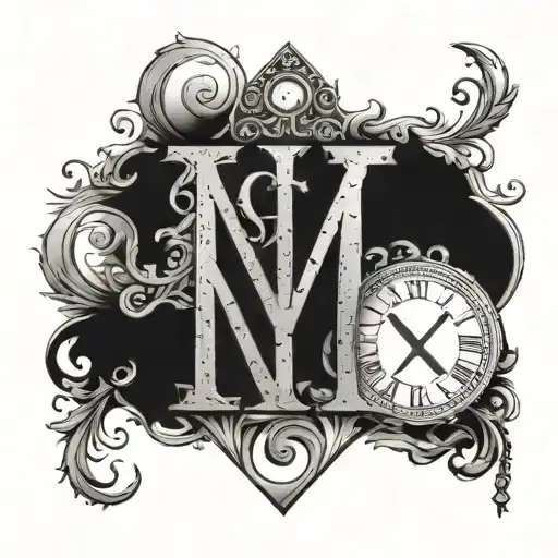 2007 Roman Numerals tattoo design idea