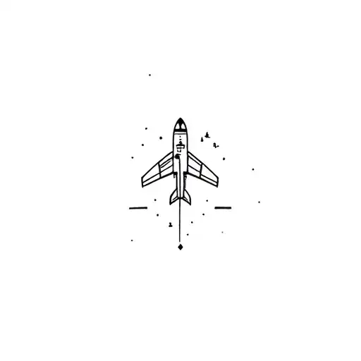 small minimalist aerospace engineering tattoos for women tattoo design idea
