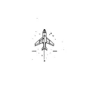 small minimalist aerospace engineering tattoos for women tattoo design idea
