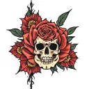 flatline tattoo design idea