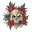 flatline tattoo design idea