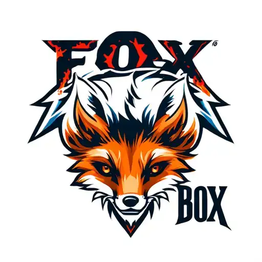 "Fox Box" "Fox Box" Logo for a mobile battery pack. Battery pack is for the military. tattoo design idea