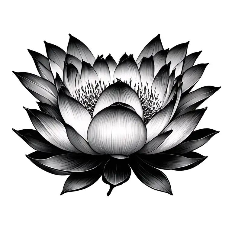 lotus flowers symbolizing tattoo design idea