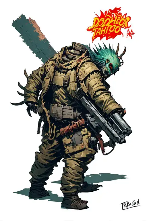 Dorohedoro En tattoo design idea