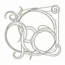 capricorn, gemini and scorpio sign intertwined tattoo design idea