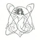 sigil Lilith tattoo design idea