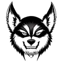 Wolverine animal head tattoo design idea