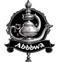Aladdin genie lamp with word Ababwa tattoo design idea