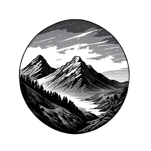 Ben Nevis tattoo design idea