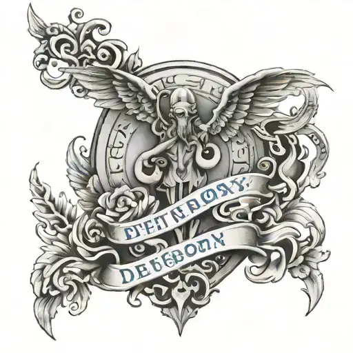 Deuteronomy 31:6 tattoo design idea