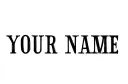 "YOUR NAME" tattoo design idea