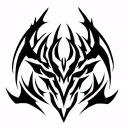 aatrox symbol formed tattoo design idea