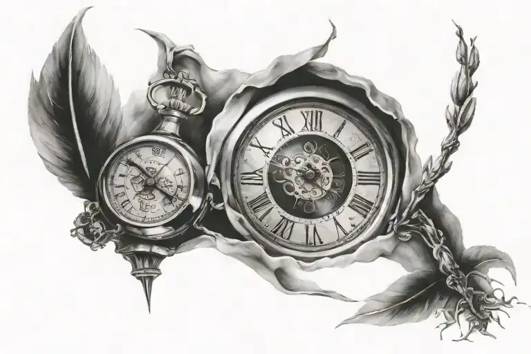 wake up to reality tattoo design idea