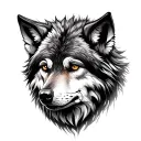 Three Wolf tattoo design idea